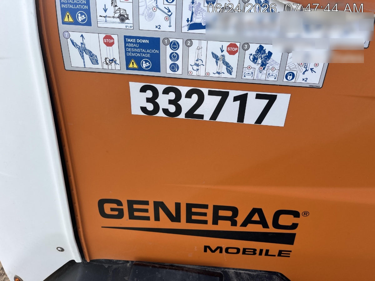 2023 Generac MLT2 Diesel, Flex Switch 120V Input, Powerzone Controller, (4) 320W LED Lights, 4kW Generator, 39.9 Gal Fuel Tank, 2" Ball, T3