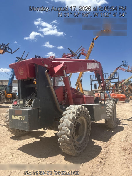 2019 Manitou MTA10055 MTA10055 - 120 HP T4, Canopy, Worklights/Strobe, Beacon, 66" Carriage, 60" Forks, Solid Tires, Lift Hook, Aux Hydraulics