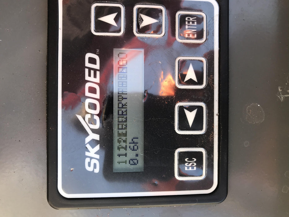 2020 Skyjack SJIII-3220 Solid NM Tires, Half height spring hinged entry gate, Dual Beacons, 6' Powered Extension Deck