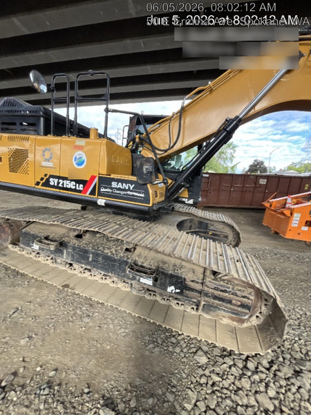 Sany SY215 SY215 Tier 4 - Cab w/Hydraulic QC, Buckets: 48" , Hydraulic Hammer 4,000 lb impact class