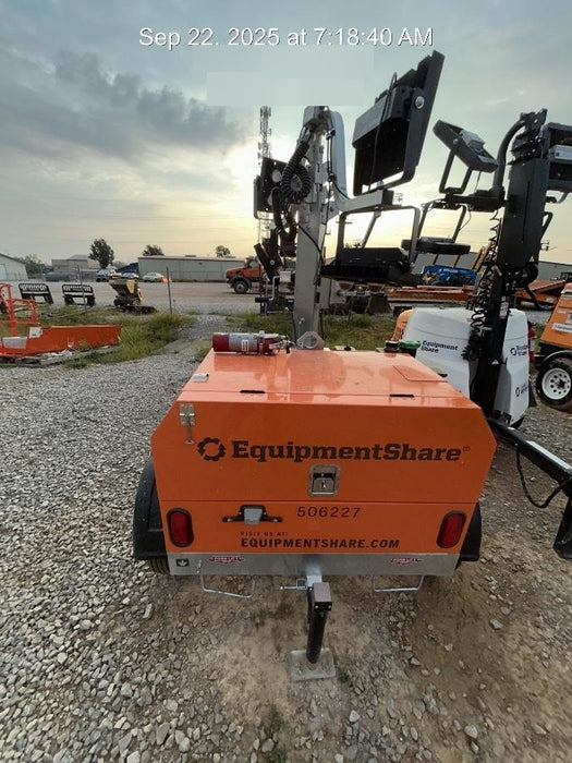 2025 Wanco WLTT-4MM4K Diesel, Mitsubishi L2E, 9.0HP @1800 rpm, Deep Sea Controller, Shore Power Plug, Auto Start, (4) 350W LED Floodlights, 4kW Generator, 60 Gal Fuel Tank, 2" Ball, T3