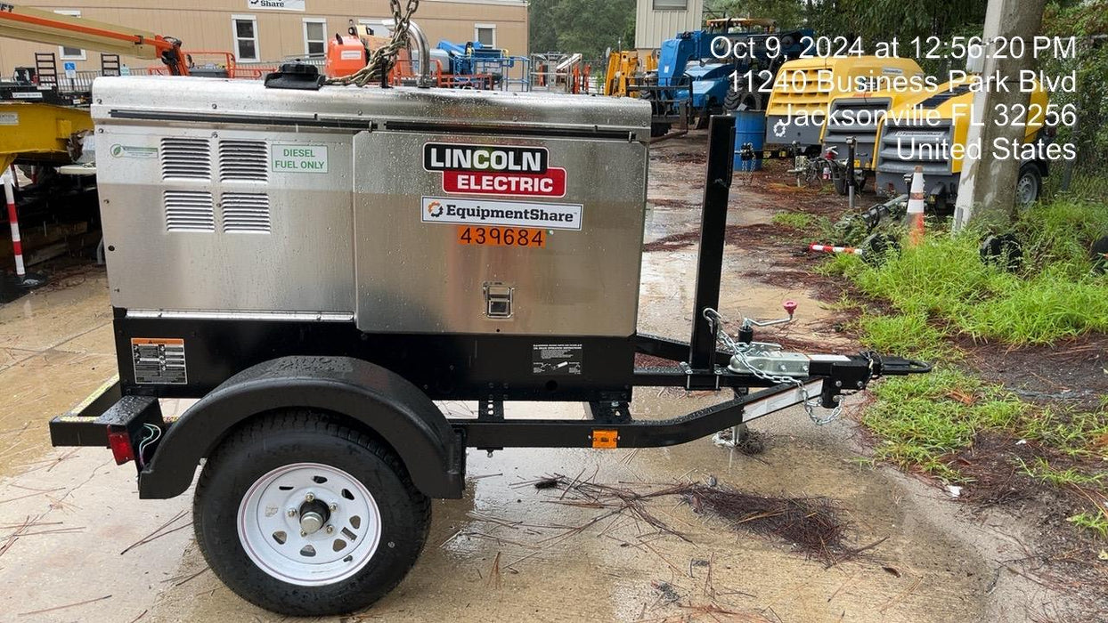 2024 Lincoln Electric LE400 Kubota V1505, Trlr, Cable Rack, Light Kit, ES Decals, T3