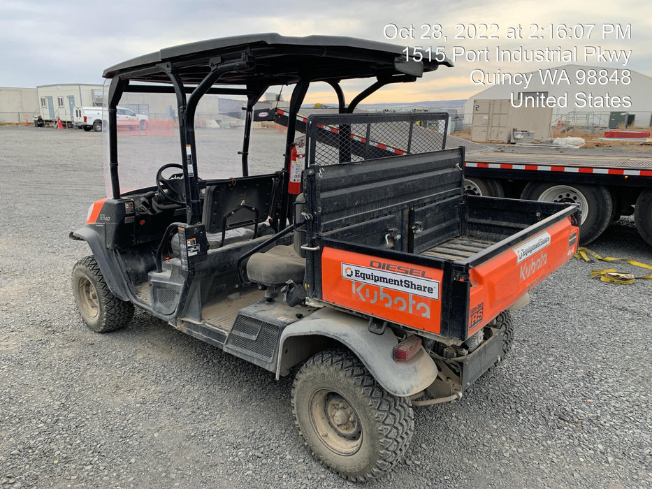 2022 Kubota RTV-X1140W-H Plastic Canopy, Windshield Acrylic Clear, LED Strobe Light, Wire Harness Kit, Back up Alarm
