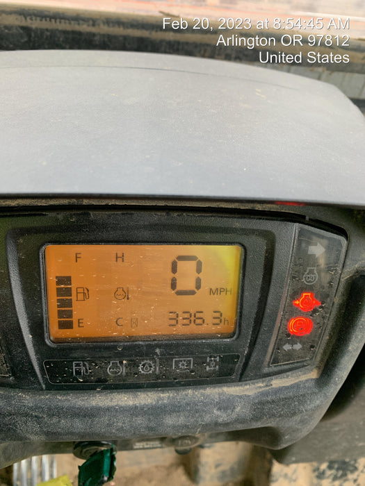 2022 Kubota RTV-X1140W-H Plastic Canopy, Windshield Acrylic Clear, LED Strobe Light, Wire Harness Kit, Back up Alarm