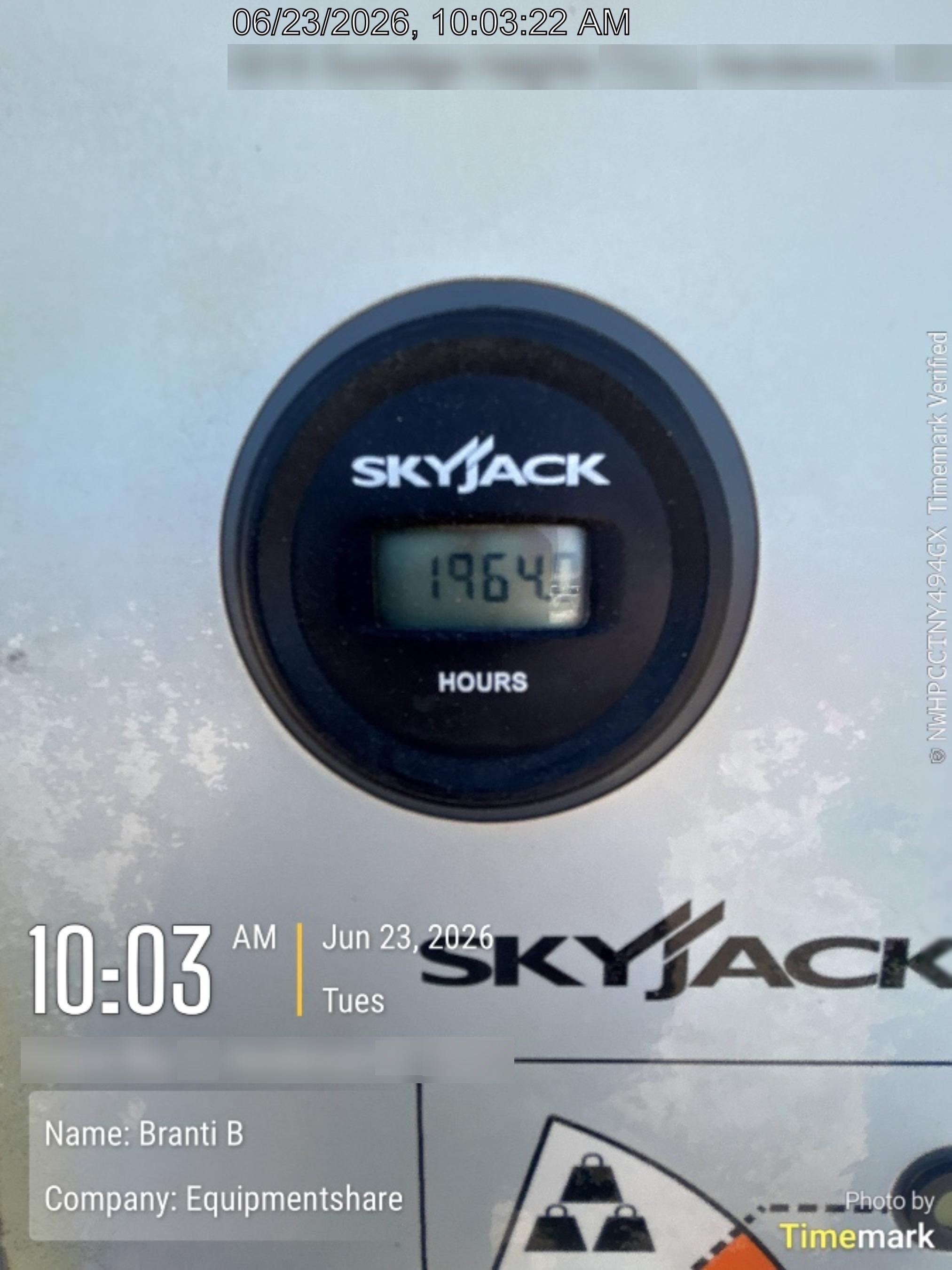 2021 SKYJACK SJ66T+