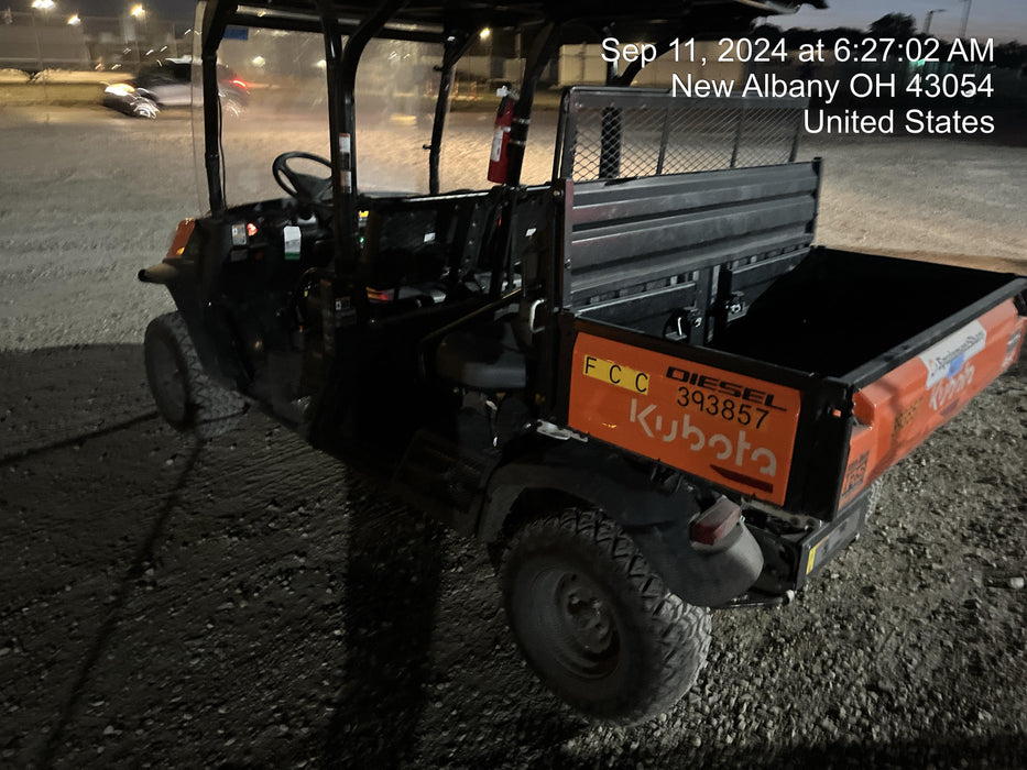 2024 Kubota RTV-X1140W-H 4WD, LED Strobe, Windshield Acrylic Clear, Plastic Canopy, Wire Harness Kit, Backup Alarm