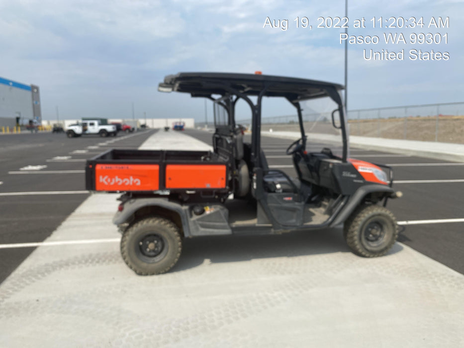 2021 Kubota RTV-X1140W-H Plastic Canopy, Windshield Acrylic Clear, LED Strobe Light, Wire Harness Kit, Back up Alarm