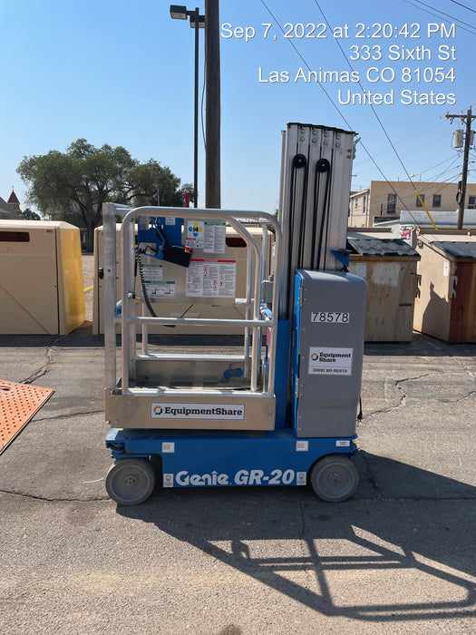 2020 GENIE GR-20