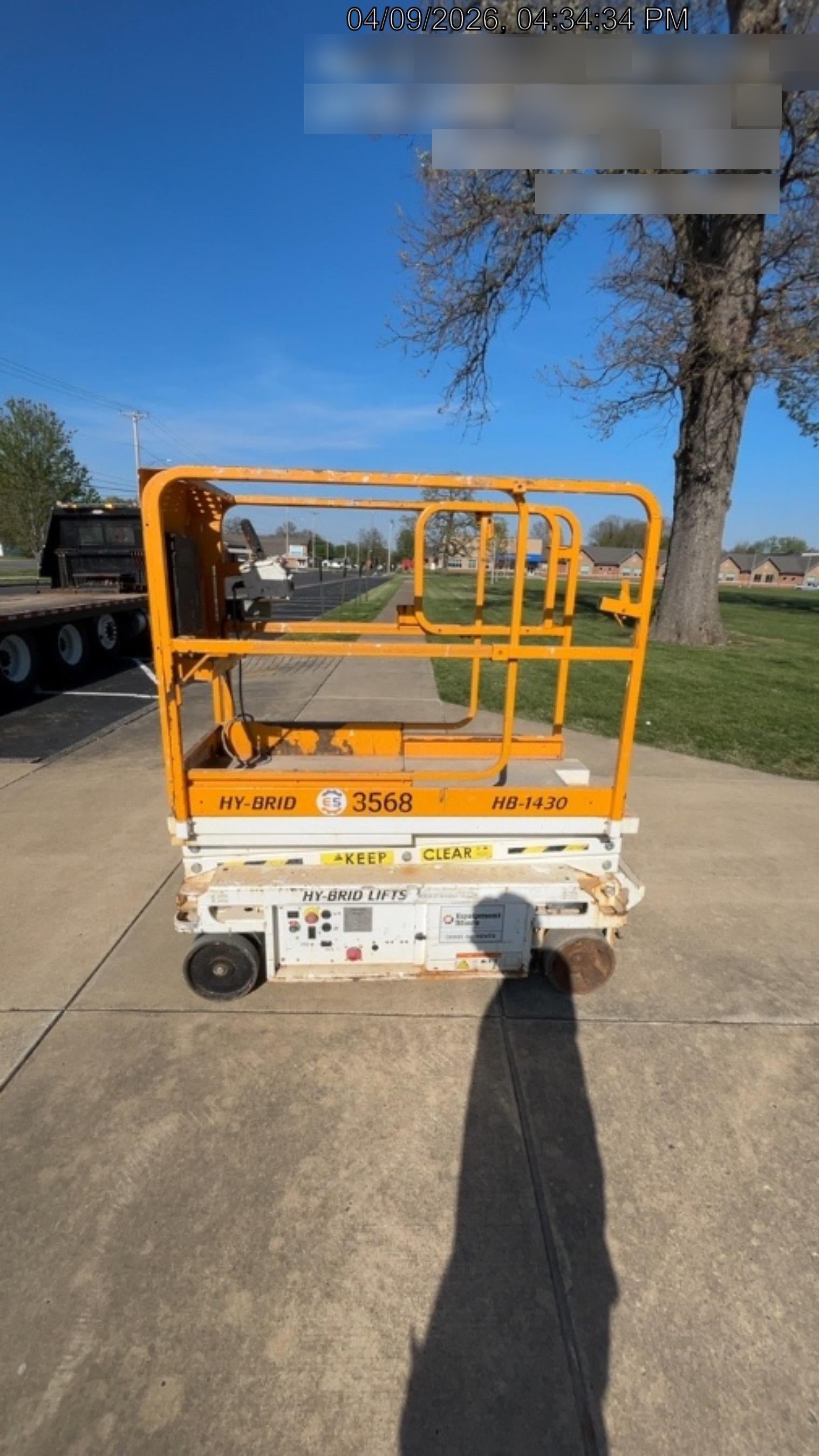 2016 CUSTOM EQUIPMENT HB-1430