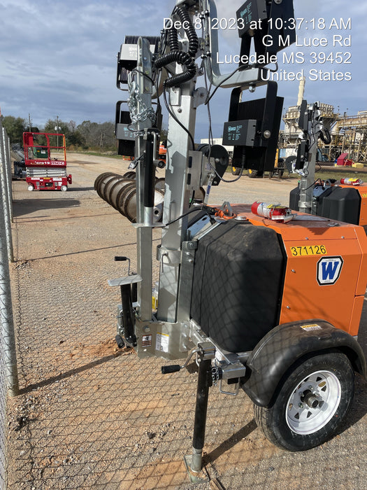 2023 Wanco WLTT-4MM4K Diesel, Deep Sea Controller, Shore Power Plug, Auto Start, (4) 350W LED Floodlights, 4kW Generator, 60 Gal Fuel Tank, 2" Ball, T3