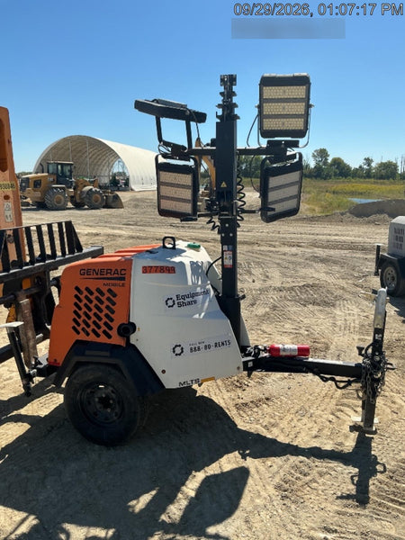 2023 Generac MLT2 Diesel, Flex Switch 120V Input, Powerzone Controller, 
(4) 320W LED Lights, 4kW Generator, 39.9 Gal Fuel Tank, 2" Ball, T3
