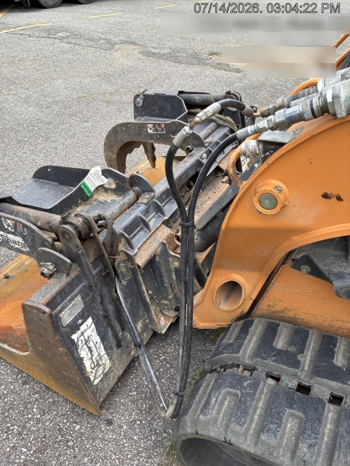 2018 PALADIN 76" Scrap Grapple Bucket - Paladin