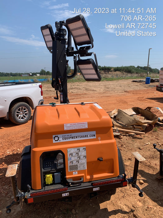 2023 Generac MLT2 Diesel, Flex Switch 120V Input, Powerzone Controller, (4) 320W LED Lights, 4kW Generator, 39.9 Gal Fuel Tank, 2" Ball, T3