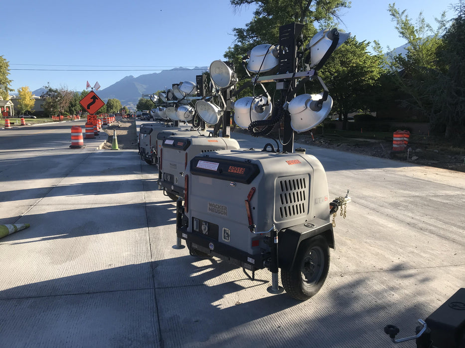 2019 Wacker Neuson LTV6L-MH Mobile Light Tower w/Fuel Level Sensor Installed