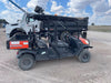 Kubota RTV-X1140W-H 4wd Utility Cart, LED Strobe, Windshield Tempered Glass, Pastic Canopy, Wire Harness Kit, Backup Alarm
