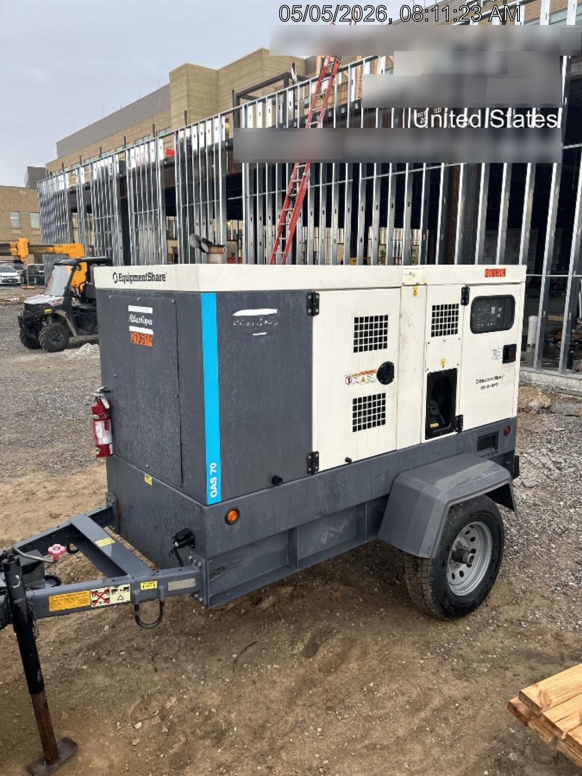 2022 ATLAS COPCO WAGNER QAS 70