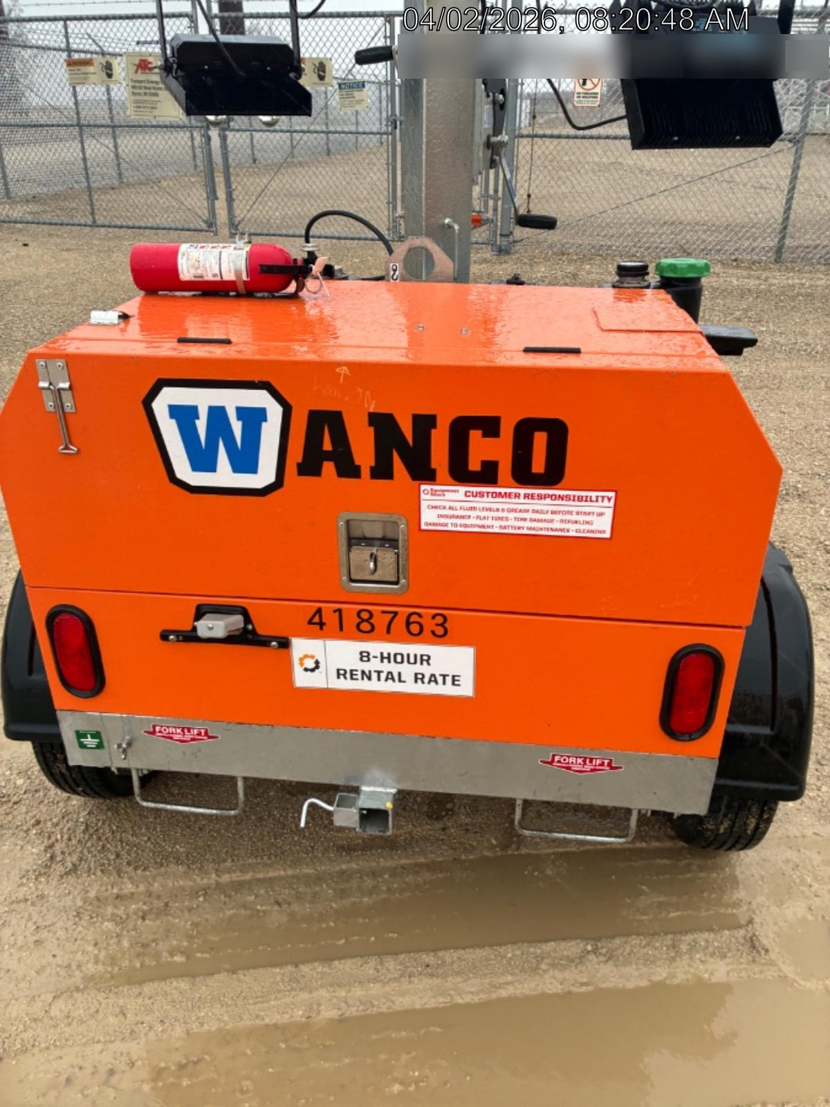 2024 Wanco WLTT-4MM4K Diesel, Deep Sea Controller, Shore Power Plug, Auto Start, (4) 350W LED Floodlights, 4kW Generator, 60 Gal Fuel Tank, 2" Ball, T3