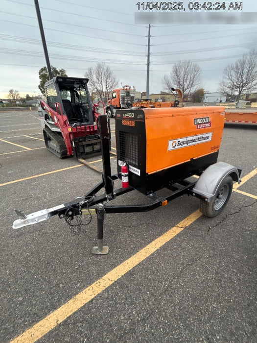 2022 Lincoln Electric LE400 Kubota V1505, Trlr, Cable Rack, Light Kit, ES Decals, T3