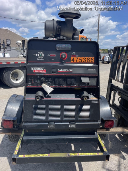 2024 Lincoln Electric Vantage 549X Vantage 549X Ready Pak 3 w/ Telematics & Decals, Stainless (Includes Trailer, Cable Rack, Fender Light Kit), part #K3534-2-RP3MES