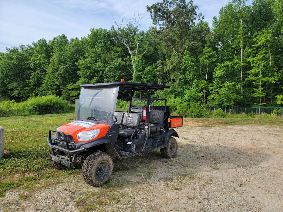 2022 Kubota RTV-X1140W-H Plastic Canopy, Windshield Acrylic Clear, LED Strobe Light, Wire Harness Kit, Back up Alarm