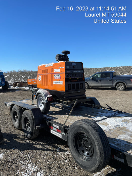 2022 Lincoln Electric Vantage 549X Crosslink Technology, Trailer Mounted, ES Decals, T3