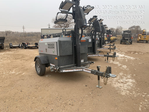 2022 Wacker Neuson LTW20Z1 Isuzu Dsl. Engine, 23' Mast, (4) 300W LED Lights, CWK, Programmable Dawn to Dusk, 360 Deg. Rotation, 57 Gal. Tank, Trailer Mounted