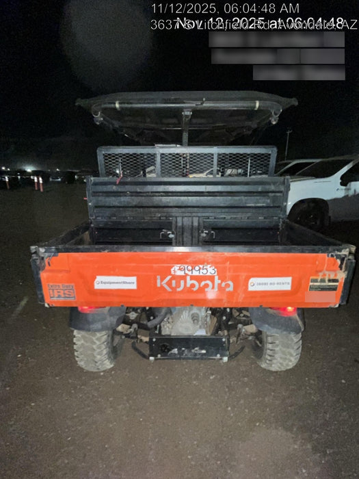 2022 Kubota RTV-X1140W-H Plastic Canopy, Windshield Acrylic Clear, LED Strobe Light, Wire Harness Kit, Back up Alarm