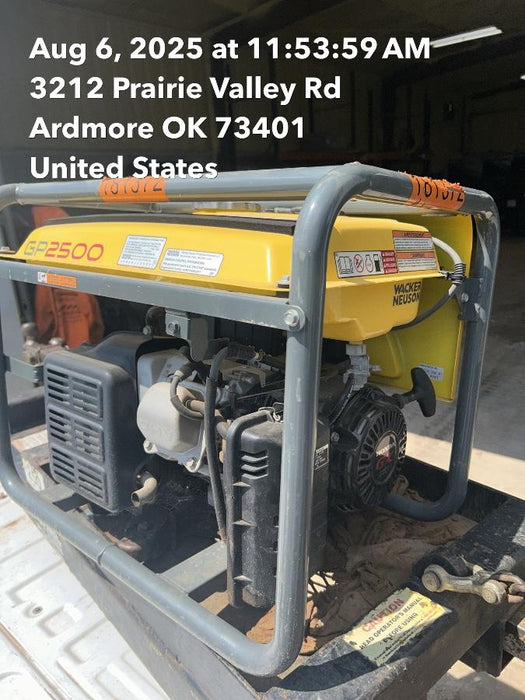 2021 WACKER NEUSON GP2500A