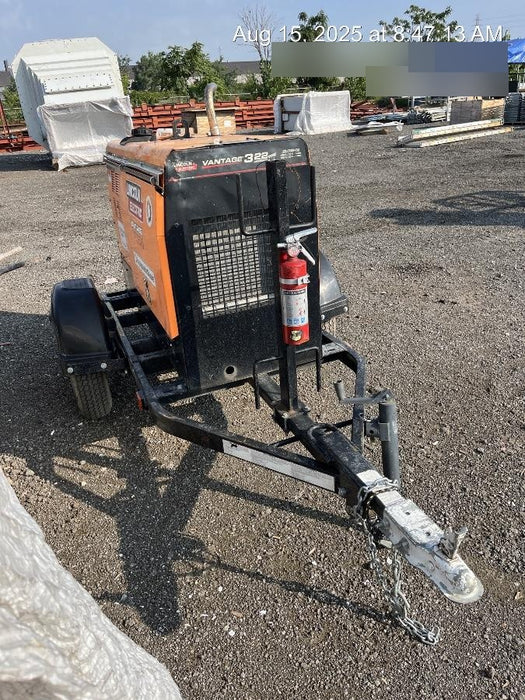 2021 Lincoln Electric Vantage 322 Vantage 322 Ready Pak 3 w/ Decals, ORANGE (includes trailer, cable rack, fender light kit) NO Telematics