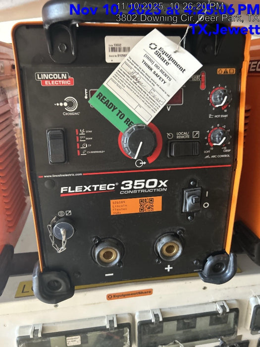 2025 LINCOLN ELECTRIC FLEXTEC 350X