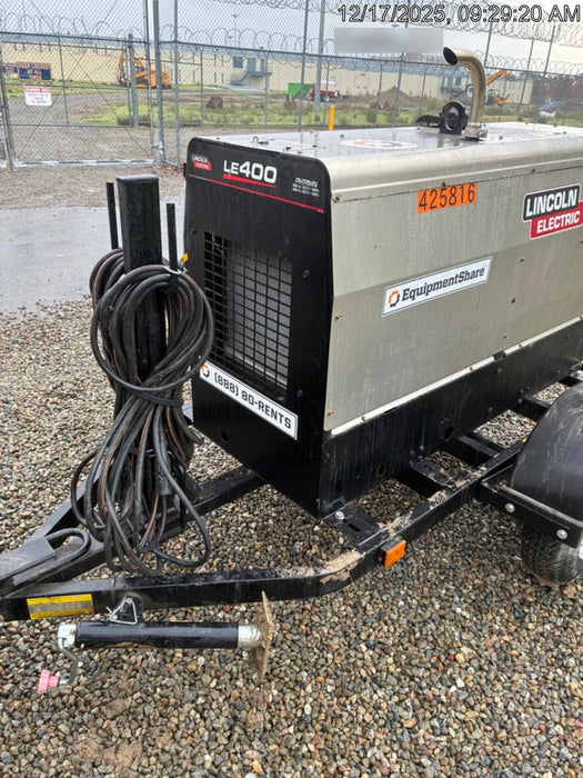 2024 Lincoln Electric LE400 Kubota V1505, Trlr, Cable Rack, Light Kit, ES Decals, T3