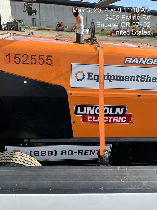 2021 Lincoln Electric Ranger 305 LPG LPG One-Pak (includes undercarriage, tank holder & tank strap) ORANGE