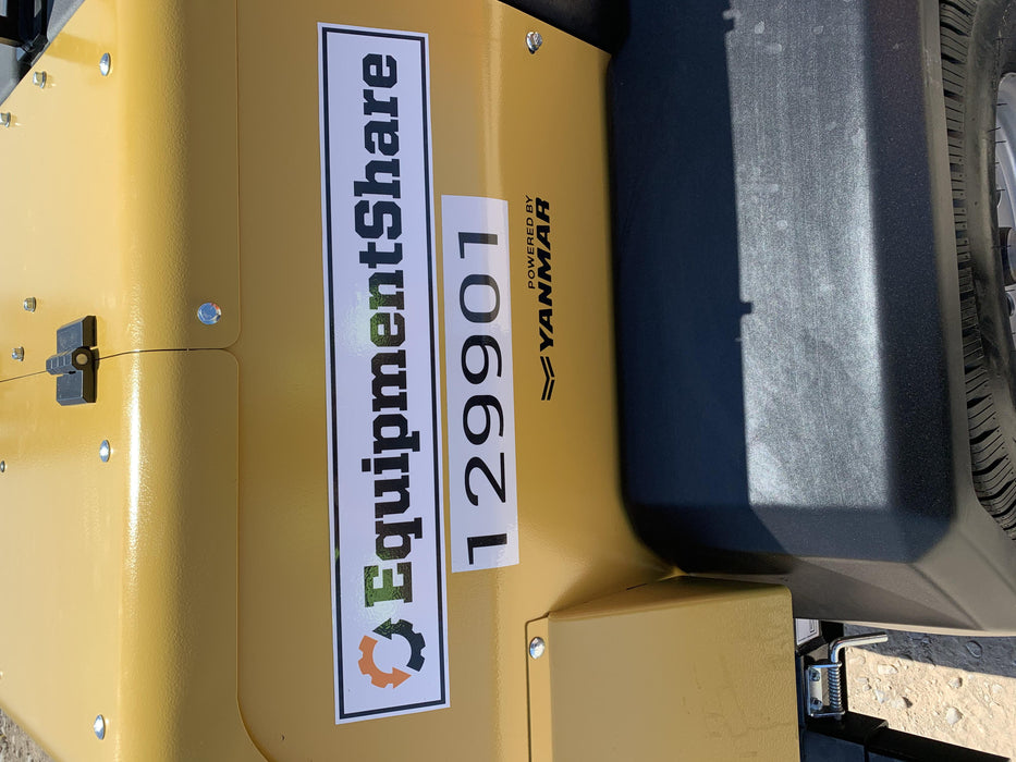 2021 Allmand NLV3GR (4) LED Light Fixture 350W, 23' Vertical Mast, 3kW Prime, Towable, Deep Sea L401, Leveling Jacks, Yanmar T4F 5.8hp