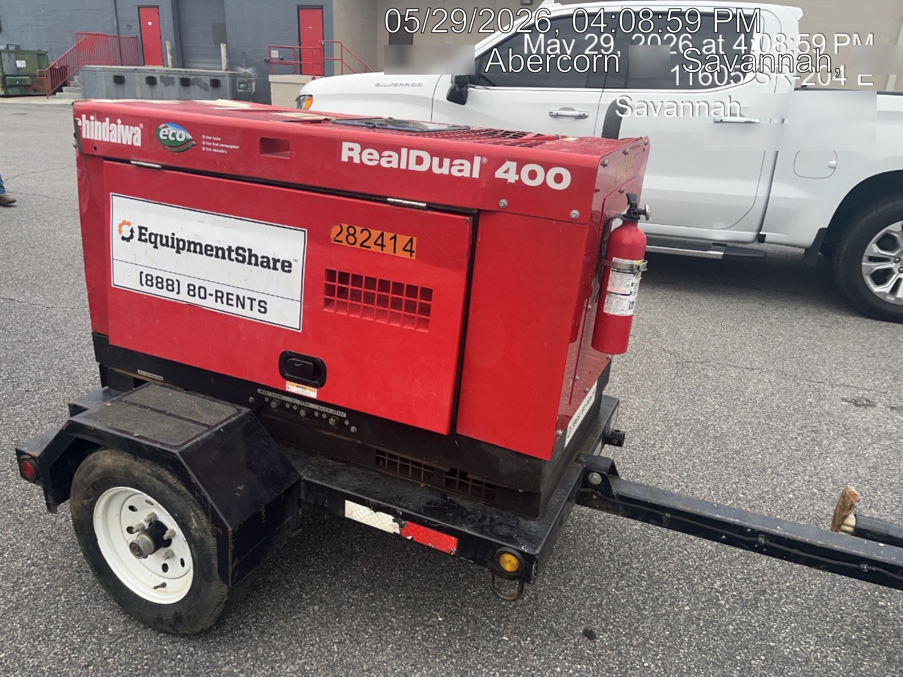 2022 Shindaiwa DGW400MDL Kubota D902 Engine, 23 HP, Dual Op Welder, Wire, Arc, Droop Stick, Tig, and CC Stick Functionality, Simulphase, 3 Phase and 1 Phase Gen Output, Single Axle NB Trlr, Slr Trckl Chrg 12V 12W, Fire Ext