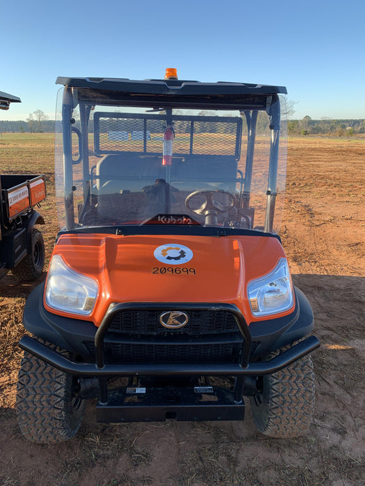 2022 Kubota RTV-X1140W-H Plastic Canopy, Windshield Acrylic Clear, LED Strobe Light, Wire Harness Kit, Back up Alarm
