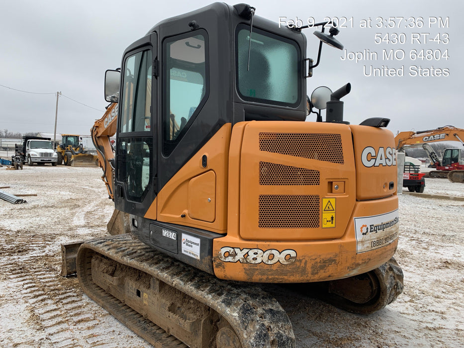 2018 Case CX80C CASE CX80C