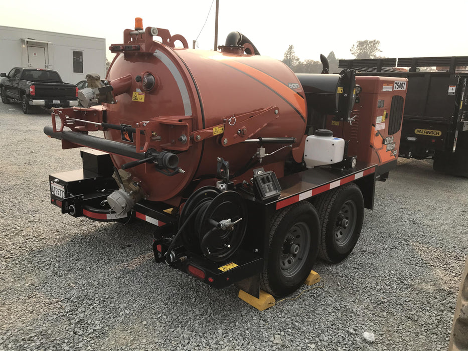 2020 Ditch Witch HX30 500G Spoils Tank, 80G Water Tank, 48" Lance, #3 Nozzel, VT9H 500 GAL HYD TRAILER