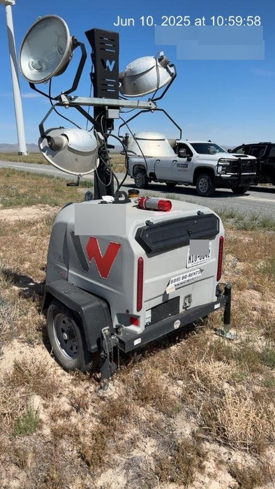 2018 Wacker Neuson LTV6L-MH Wacker Neuson LTV6L Mobile Light Tower w/Fuel Level Sensor Installed