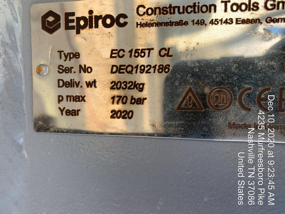 2020 EPIROC EC155T