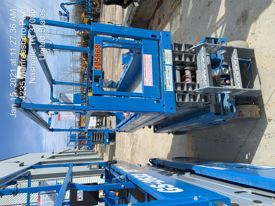 2020 Genie GS-1930 Solid Non Marking Tires, Beacon, Folding rails with half height swing gate