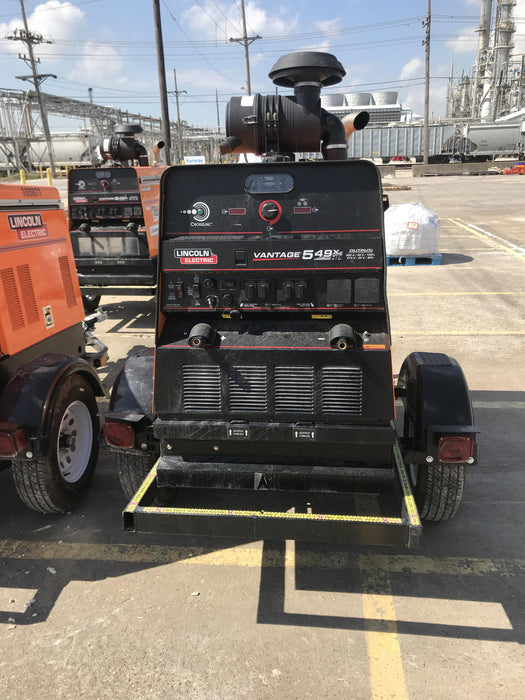 2021 Lincoln Electric Vantage 549X Ready Pak 3, ORANGE (includes trailer, cable rack, fender light kit)