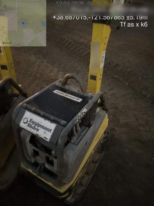 2020 Wacker Neuson DPU4545HEH Standard Reversible Plate Compactor 1000#