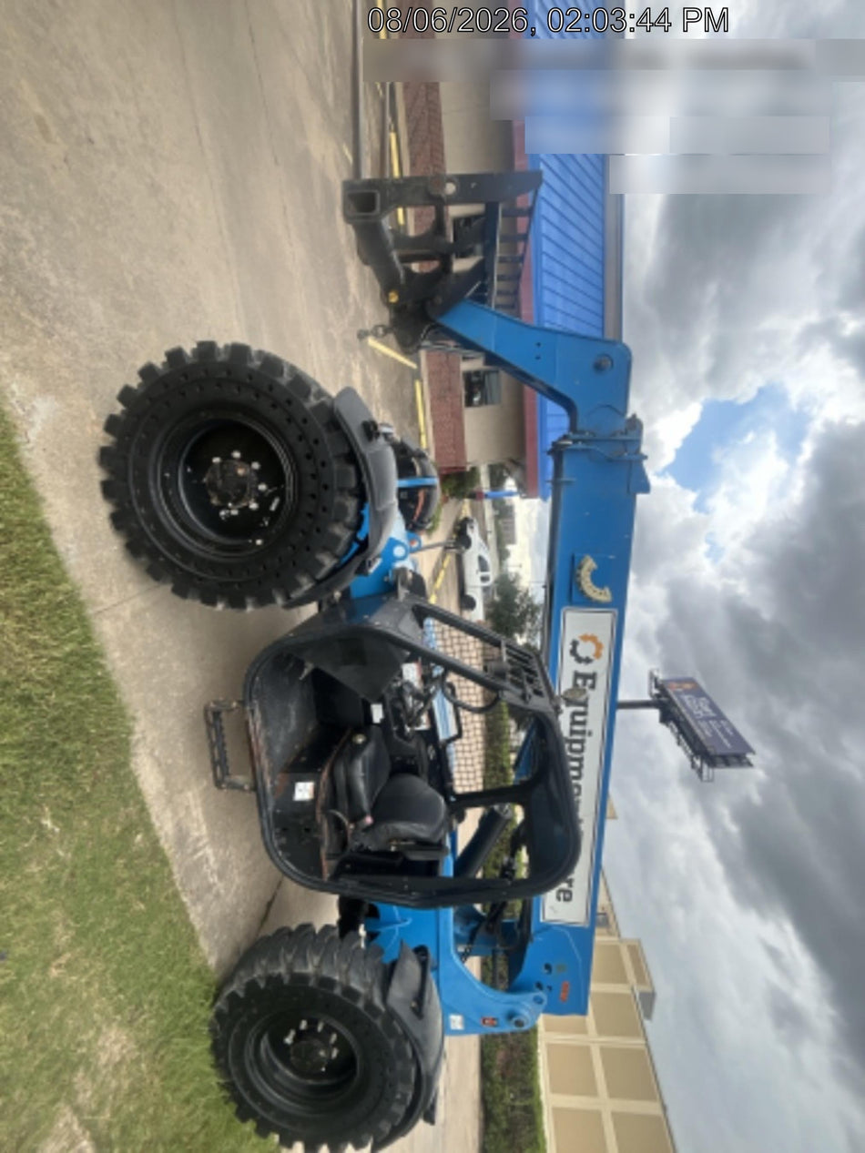 2019 Genie GTH-636 Canopy, Solid RT Tires, LED Work Lights, Beacon 60" QA Carriage, 48" Forks