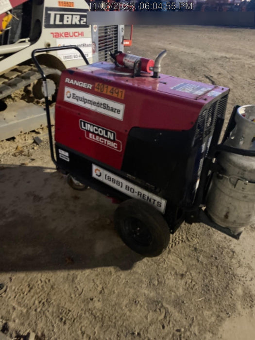 2024 Lincoln Electric Ranger 305 LPG Ranger 305 LPG, Undercarriage, Tank Holder & Strap, 10kw AC Gen, 25hp Kohler LPG Eng