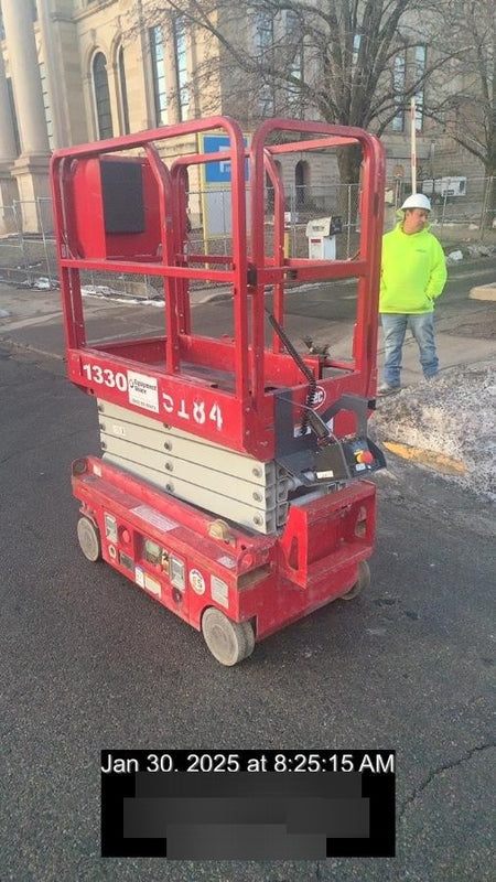 2017 MEC 1330SE 13' Scissor Lift w/2 Year Extended Full Warranty