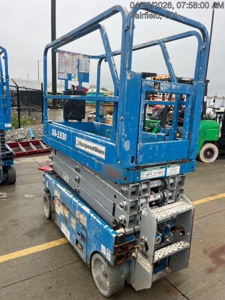 2020 Genie GS-1930 Solid Non Marking Tires, Beacon, Folding rails with half height swing gate