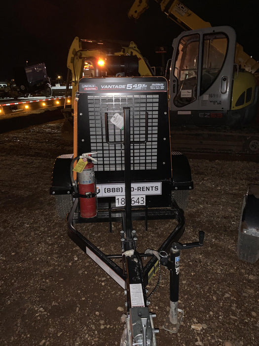 2021 Lincoln Electric Vantage 549X Ready Pak 3, ORANGE (includes trailer, cable rack, fender light kit)