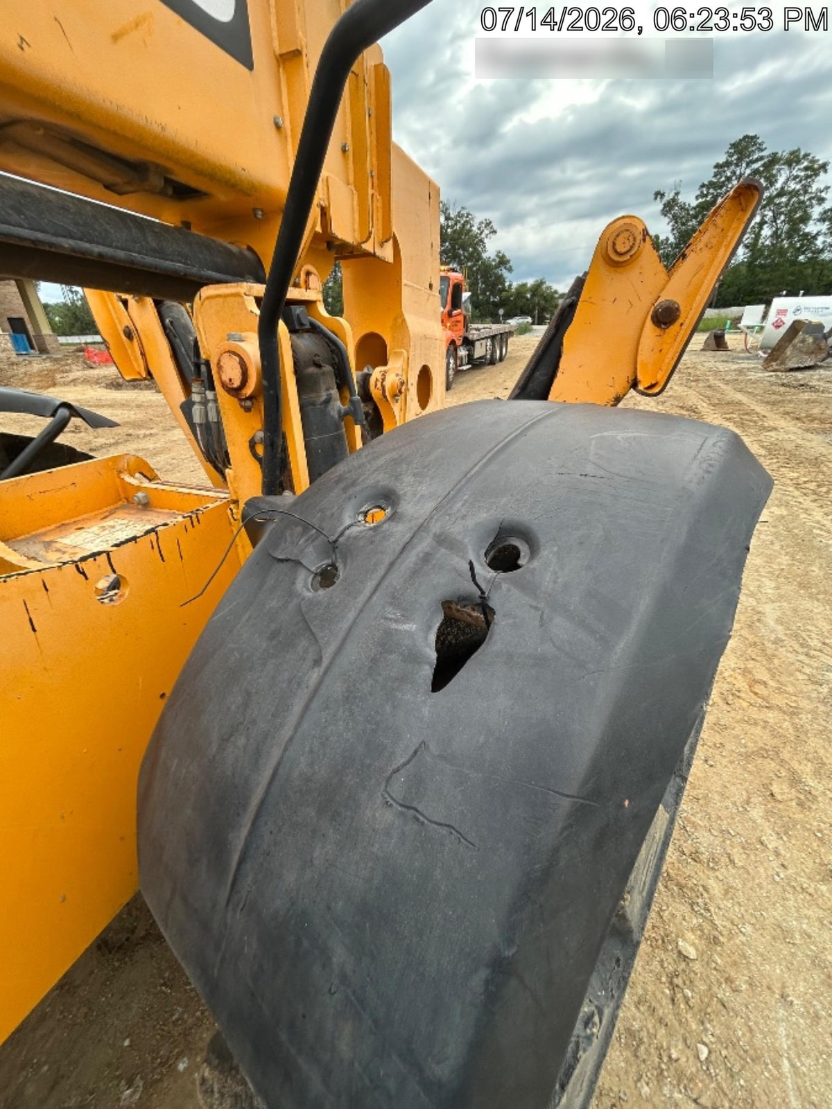 2019 JCB 510-56 Canopy, 74 HP, Solid Tires, STD Worklight, Beacon, Aux Hydraulics, Lifting Eye, Back up Alarm w/66" Carriage/60" Forks