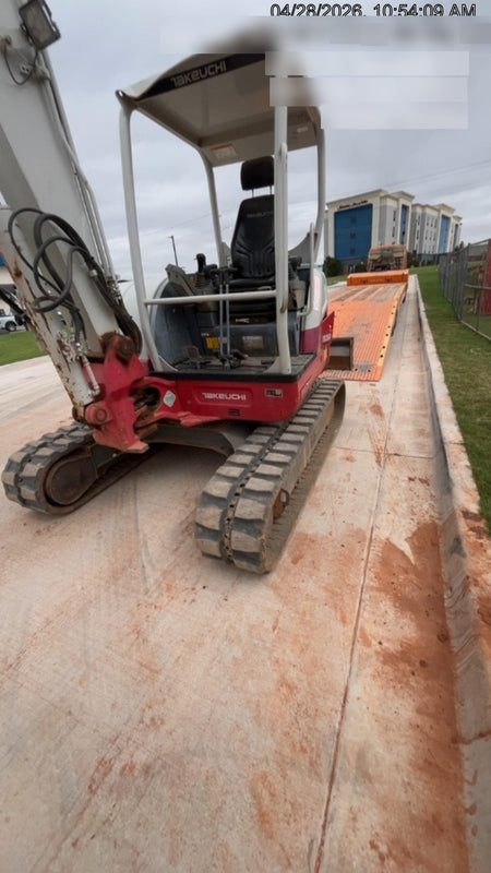 2019 Takeuchi TB260 Takeuchi TB260 Canopy w/Rubber Tracks, Auxiliary Hydraulics, Standard Blade, Manual QC