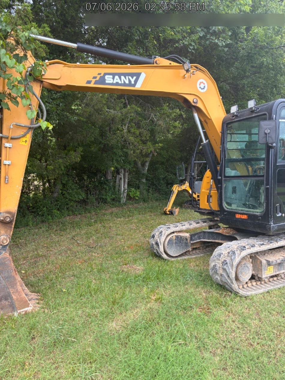 2020 Sany SY75C Rubber Hydraulic Excavator